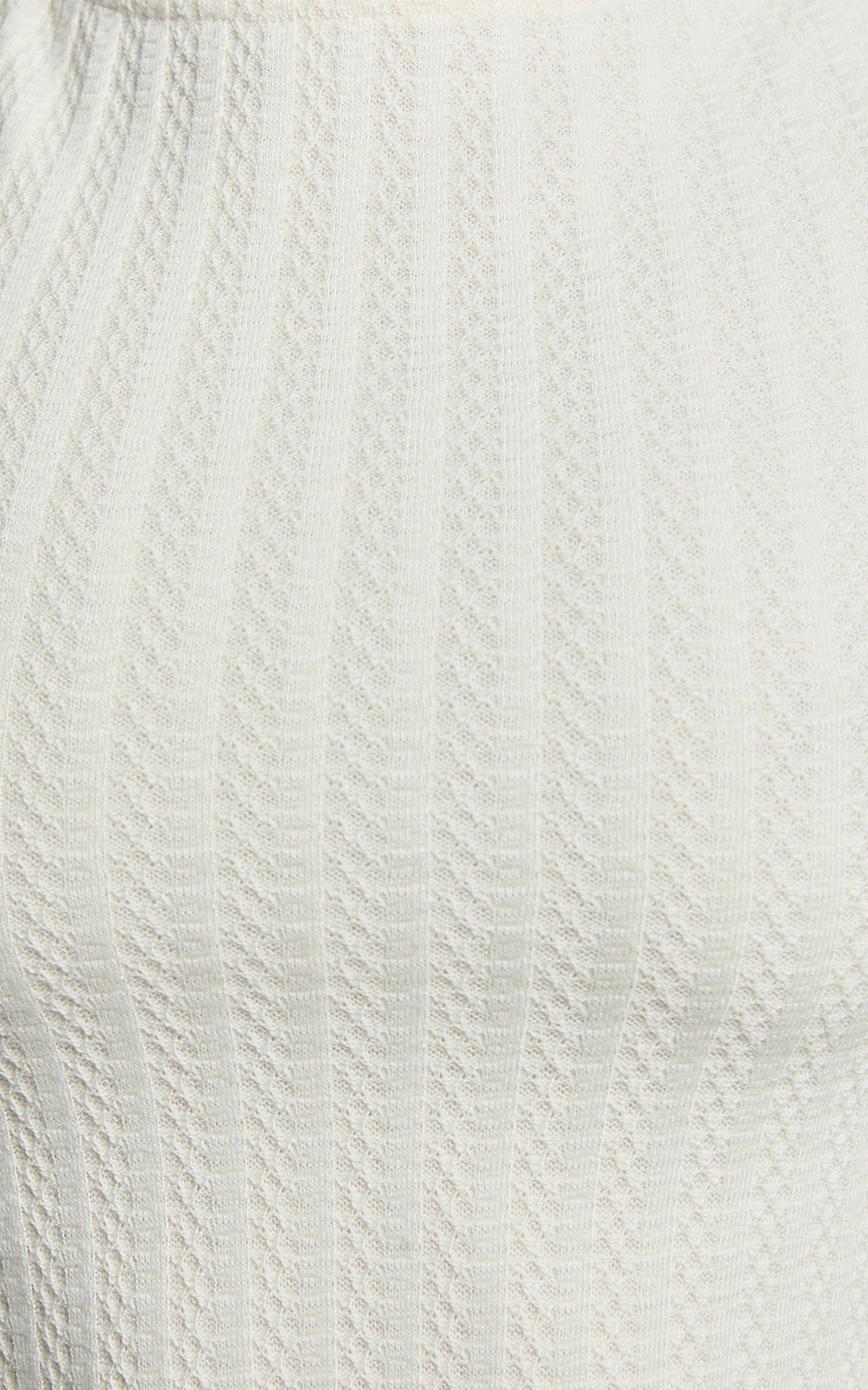 Melissa Mini Dress - Flared Long Sleeve A Line Dress in Off White