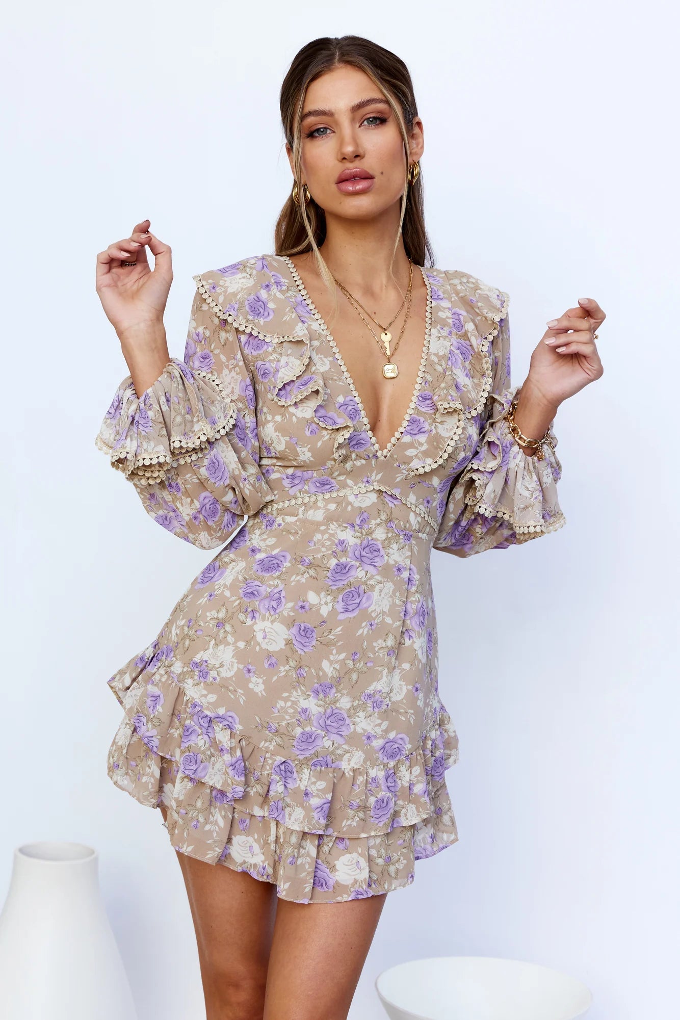 Tell Me You Love Me Dress Lilac
